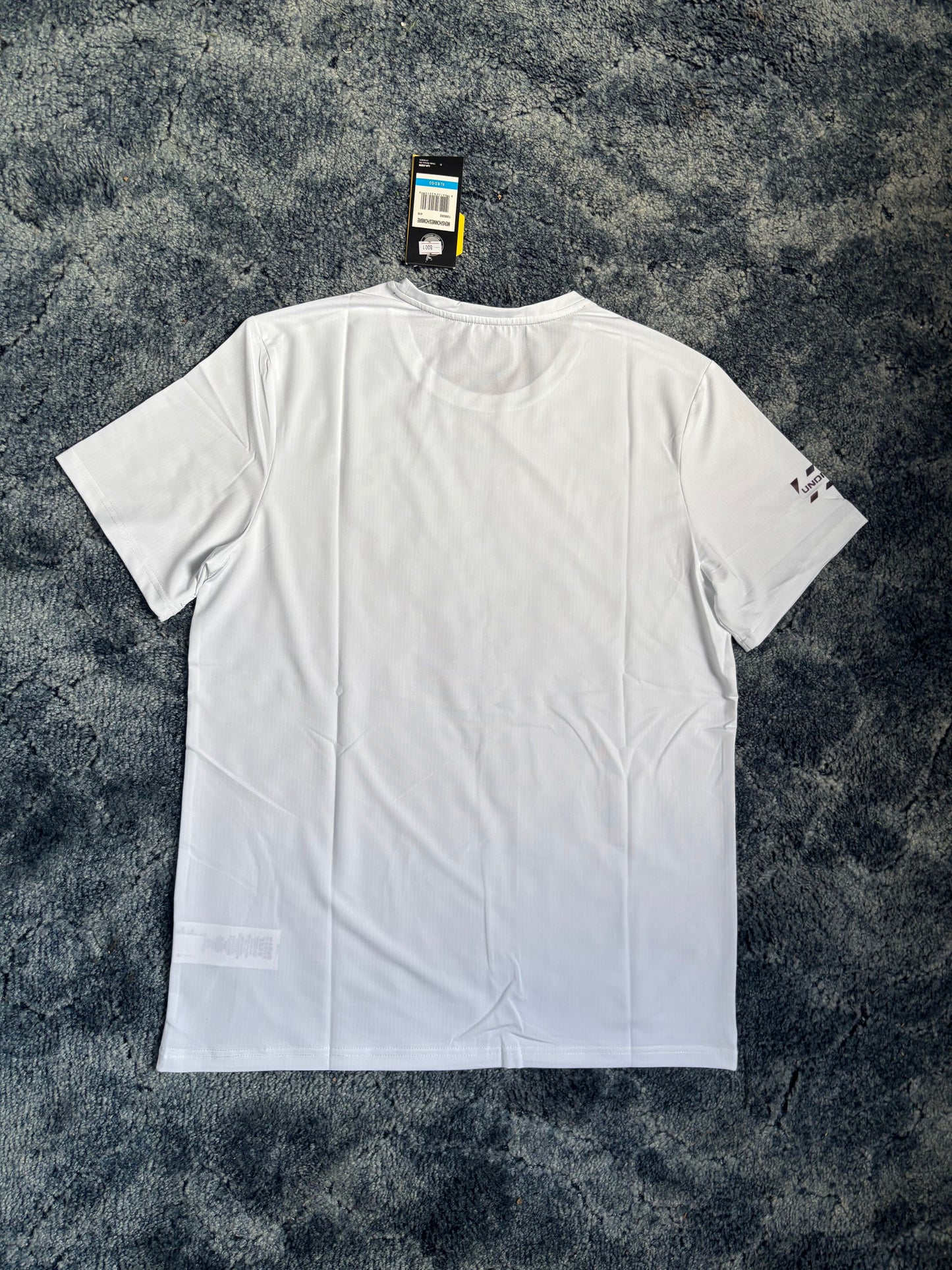 Under Armour White Spec Sports T-Shirt