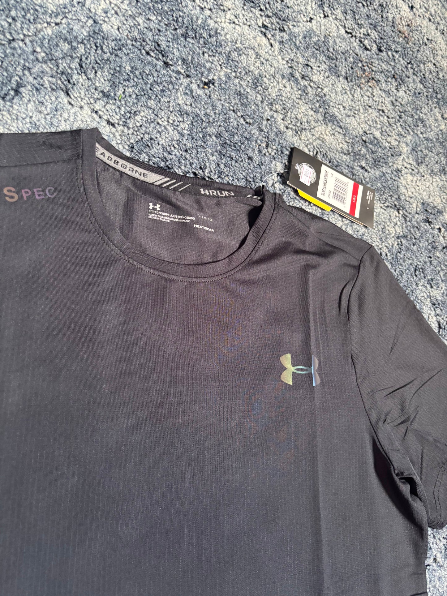 Under Armour Black Spec Sports T-Shirt