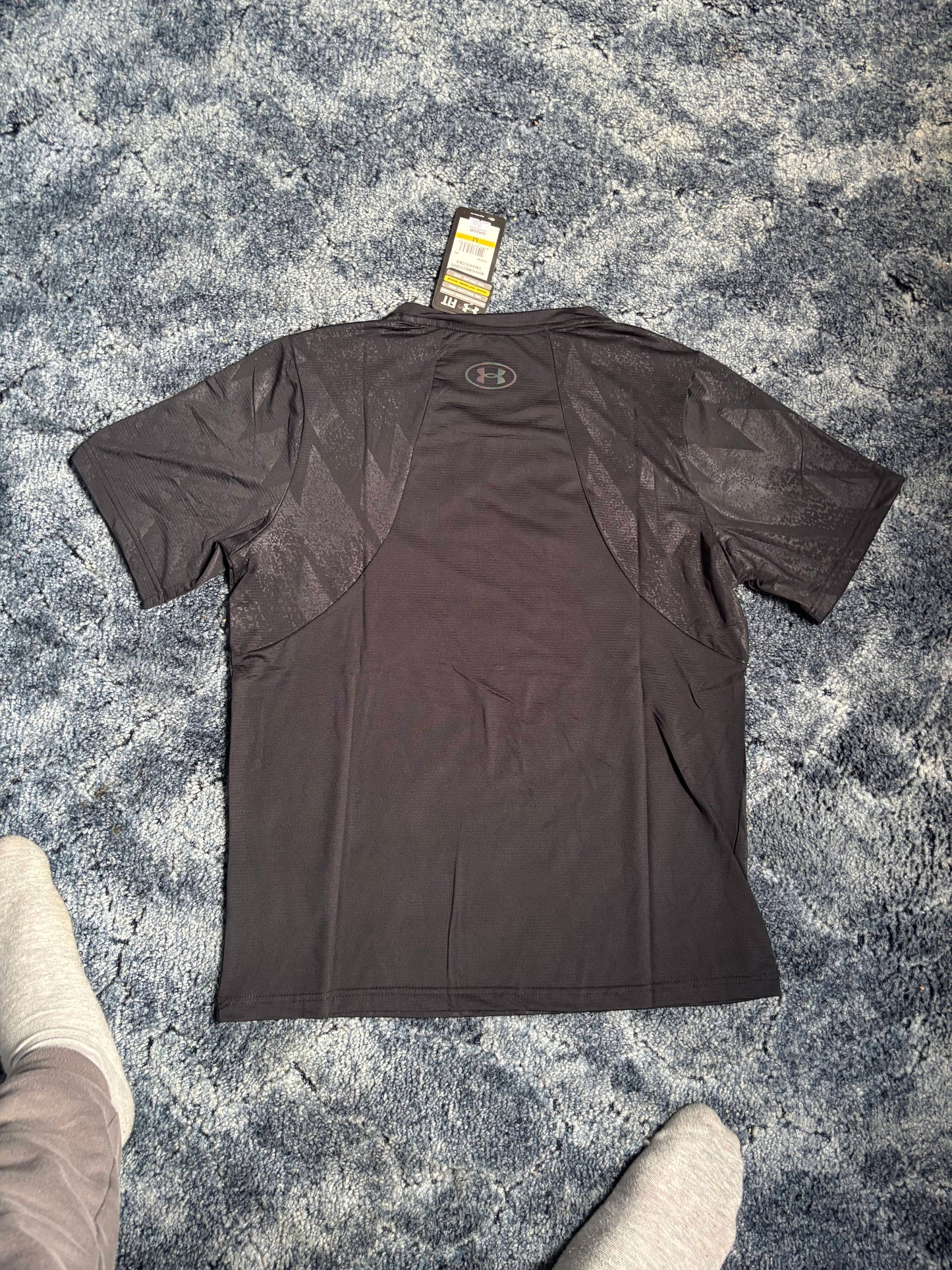 Under Armour One Stripe Black Sports T-Shirt