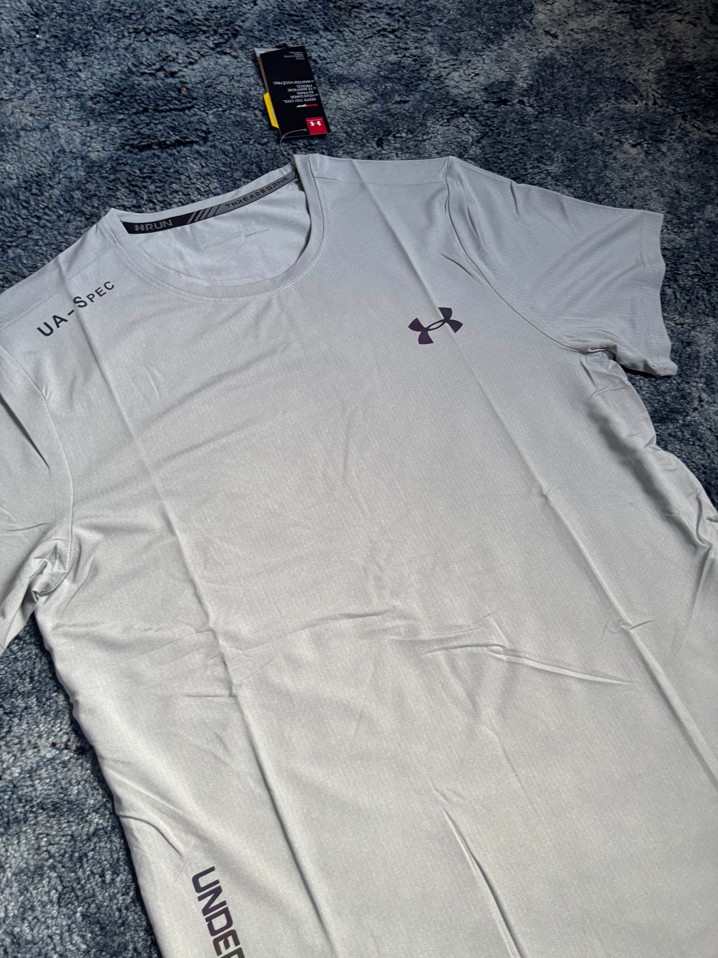 Under Armour Gray Spec Sports T-Shirt