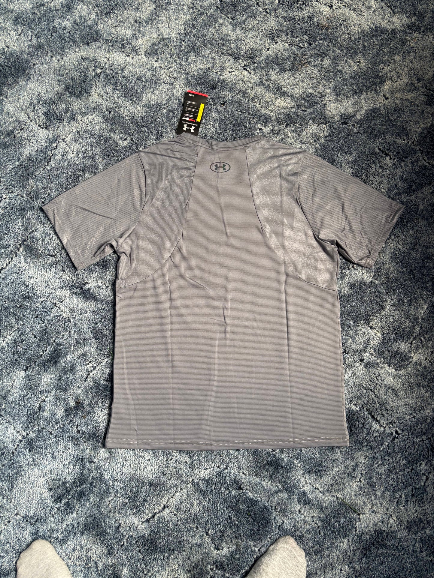 Under Armour One Stripe Gray Sports T-Shirt