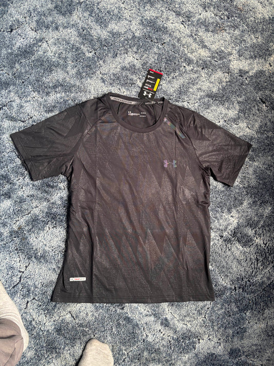 Under Armour One Stripe Black Sports T-Shirt